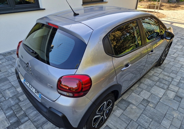 Citroen C3 cena 27500 przebieg: 15927, rok produkcji 2021 z Wągrowiec małe 211